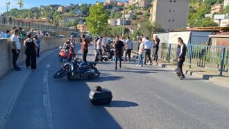 İstanbul - Üsküdar'da otomobille çarpışan motosiklet sürücüsü hayatını kaybetti