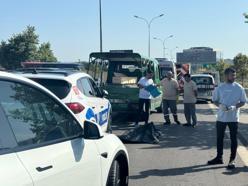 İstanbul-(Özel)-Pendik'te eşiyle sorun yaşayan adam TEM bağlantı yolunda arabaların önüne atladı