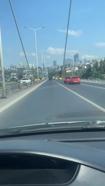 İstanbul - 15 Temmuz Şehitler Köprüsü’nde sürücülerin tehlikeli inatlaşması