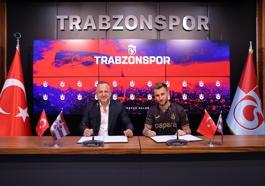 Trabzonspor'da yeni transfer Draguş için imza töreni düzenlendi