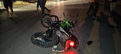 Hafif ticari araçla çarpışan motosikletin sürücüsü öldü