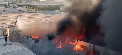 Gaziantep'te, halı fabrikasında yangın / Ek fotoğraflar