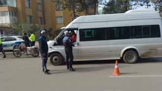 Polis ve zabıtadan toplu taşıma araçlarına denetim