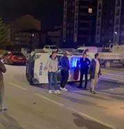 Niğde'de polis aracı ile otomobil çarpıştı: 2'si polis 6 yaralı