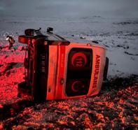 Şanlıurfa'da ambulans devrildi: 1 yaralı