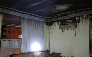 Aparman dairesinde yangın