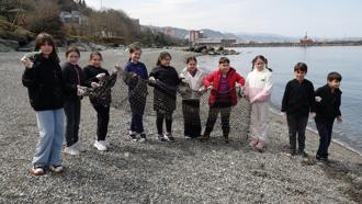 Trabzon’da minikler deniz ekosistemini keşfetti