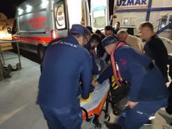 Bozcaada'da rahatsızlanan hastanın tıbbi tahliyesi yapıldı