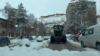 Bayburt’ta kar mesaisi