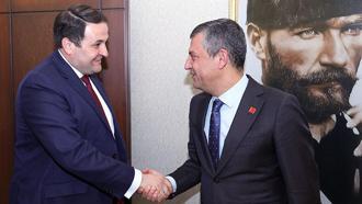 Özgür Özel, Alman Bakan Liminski ile bir araya geldi
