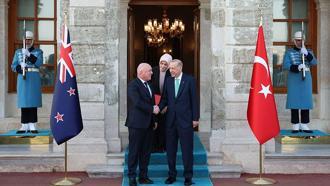 Cumhurbaşkanı Erdoğan, Yeni Zelanda Başbakanı Luxon onuruna yemek verdi