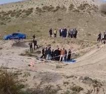 Nevşehir'de battaniyeye sarılıp toprağa gömülmüş erkek cesedi bulundu