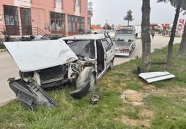 Yalvaç'ta trafik kazası; 2 yaralı
