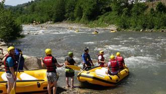 Karadeniz turizminde 'rafting' atağı