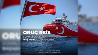 Oruç Reis, ilk kıtalar arası görevini tamamladı