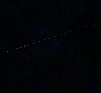 Diyarbakır’da Starlink uyduları görüntülendi