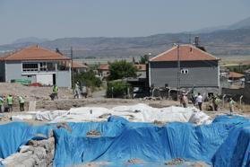 İç Anadolu'nun en büyük mozaik kazı çalışmasında, yeni mozaiklere rastlandı