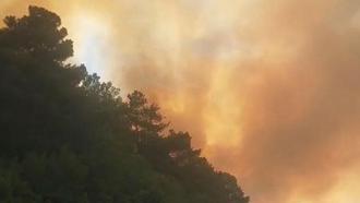 Çanakkale’de orman yangını; Kaz dağlarında kapanan köy yolları ulaşıma açıldı