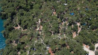 'Sakin Şehir' Akyaka, kampçıların gözdesi oldu