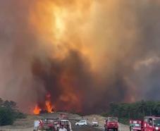Bursa Orhaneli’de alevler yeniden canlandı (4)
