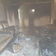 Evde yangın çıktı;  anne ve 3 çocuğu hastanelik oldu