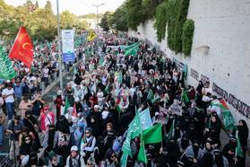 İstanbul’da Gazze’ye destek için ABD Konsolosluğuna yürüyüş düzenlendi