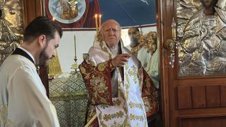 Fener Rum Patriği Bartholomeos, Çanakkale'de ayine katıldı