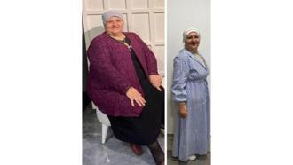 54 yaşındaki Hatice Yıldırım, 1 yılda 35 kilo verdi