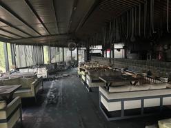 Sivas'ta kafede çıkan yangında maddi hasar oluştu