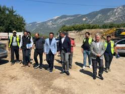 Atay Uslu, Elmalı- Finike yolunu inceledi