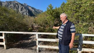 Üzümdere Irmağı kurudu