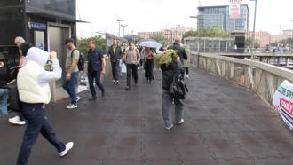 İstanbul - İstanbul'da yağmur etkili oluyor