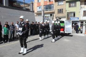 Kazada hayatını kaybeden polis meslek yüksekokulu öğrencisi, son yolculuğuna uğurlandı