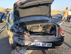 Mardin'de iki otomobil çarpıştı: 7 yaralı