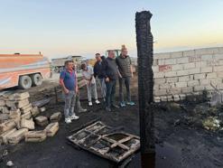 Niğde'de ahır yangınında 170 küçükbaş telef oldu