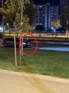 Alkollü kadın, trafikteki araçların önünü kesip, sürücülere tekme attı