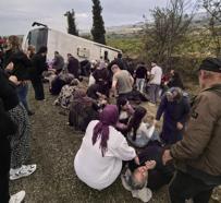 Denizli’de tur otobüsü devrildi; 1 ölü, 32 yaralı