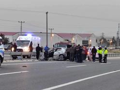 Yola çıkan köpek kazaya neden oldu: 2 yaralı