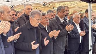 Eski TBMM Başkanı Mehmet Ali Şahin'in babası son yolculuğuna uğurlandı