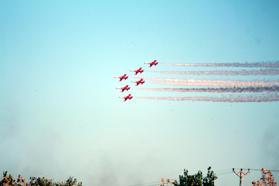 Kırklareli’de Türk Yıldızları’nın gösterisi nefes kesti