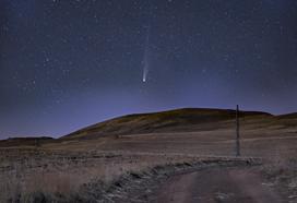 Bitlis semalarında kuyruklu yıldız 'Lemmon'u görüntüledi