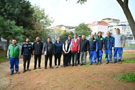 Tuzla Belediyesi, İshakpaşa Parkı yenileme çalışmalarına devam ediyor