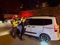 Kilis'te jandarma ekiplerinden trafik denetimi