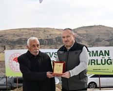 Nevşehir’de 18 bin 500 fidan, toprakla buluştu