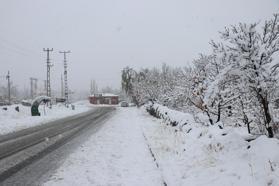 Kayseri'de kar yağışı