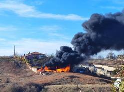 Kırşehir’de bahçe yangınına ilk müdahale jandarmadan