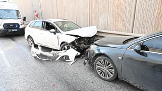 Kırıkkale'de zincirleme kaza: 4 yaralı