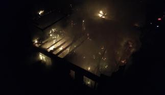 Karabük'te 3 katlı tarihi konakta yangın (2)