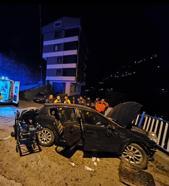 Otomobil, alt yola düştü; sürücü öldü, kardeşi yaralı