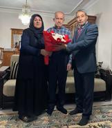 Şehit babası öğretmen, özel günde unutulmadı